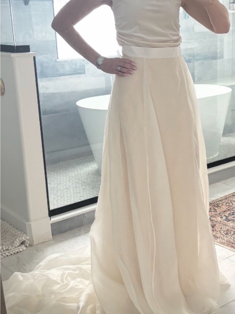 Carol Hannah Silk Organza Bridal Skirt